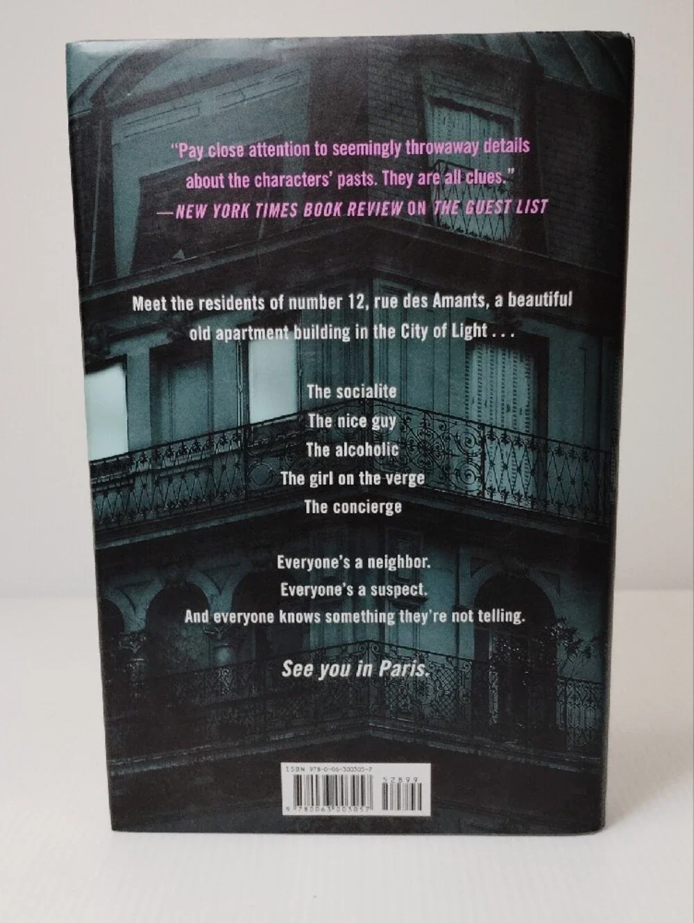 Lucy Foley — The Paris Apartment (Black cover with Pink title)